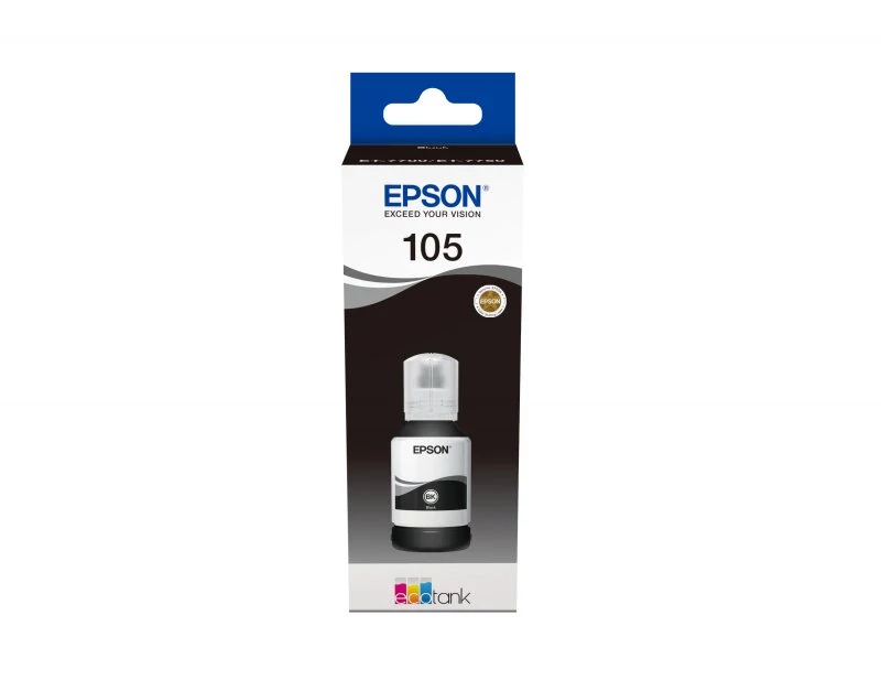 Recarga de Tinta EPSON Serie 105 Preto (140ml) - EcoTank 7700/7750