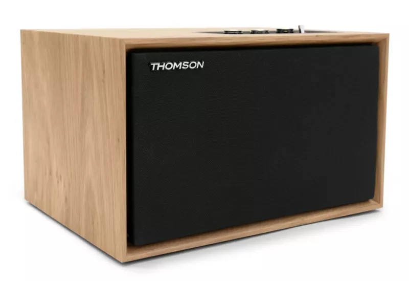 Coluna Bluetooth "Cosy" THOMSON WS302 50W – Madeira/Preta