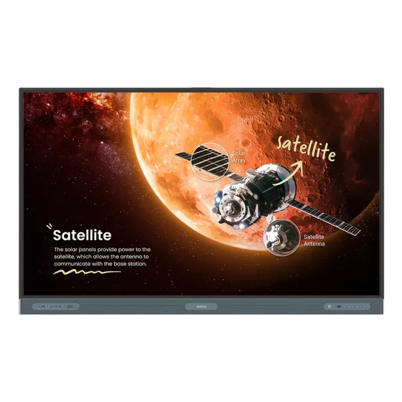 BenQ Board Pro RP7504 - 75" Classe Diagonal RP04 Series ecrã LCD com luz de fundo LED - educação / negócios - com built-in interactive whiteboard, touchscreen (multi touch) and 8-microphone array - Android - 4K UHD (2160p) 3840 x 2160