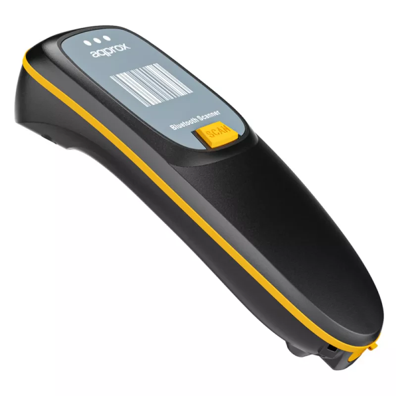 APPROX Barcode Scanner 2D LS23 Pocket Size Wireless Black