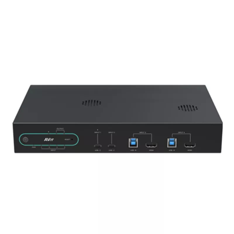 AVER SWITCH 4K BYOM 4X2 USB AND HDMI WITH IA FUNCTIONS AND USB-C POWER DELIVER F