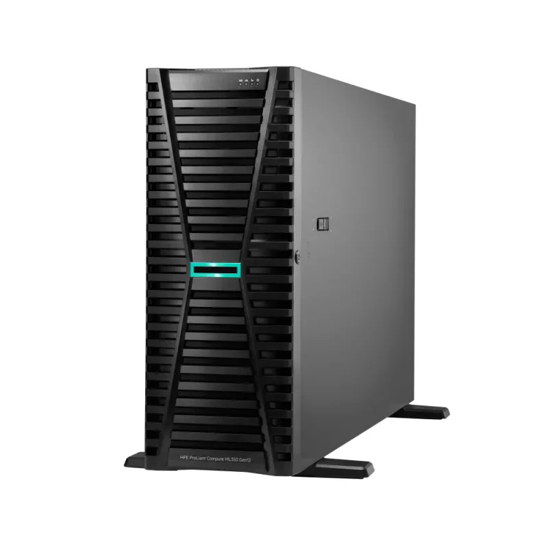 HPE ML350 GEN12 6505P 12C 1X64GB-R 8SFF MR408I-O 2X960GB SSD 2X1000W PS EU SERVE