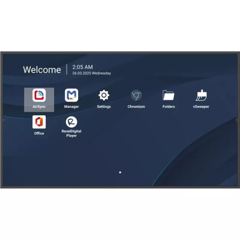 VIEWSONIC MONITOR PROFISSIONAL 65" UHD 4K 500CD 24/7 ANDROID CDE6514-2C