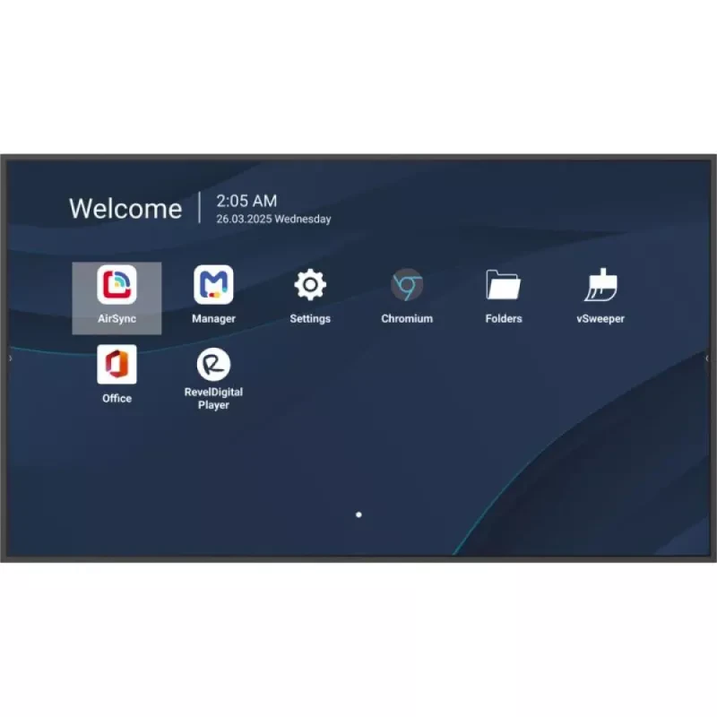 VIEWSONIC MONITOR PROFISSIONAL 86" UHD 4K 500CD 24/7 ANDROID CDE8614-2C
