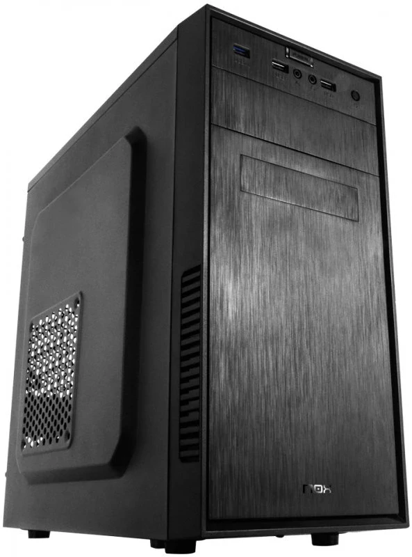 Mars Gaming MCM, MicroATX Compact PC Case, 16 Modes ARGB, Fan 8 cm, Black