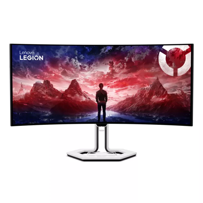 Lenovo Legion PRO 34WD-10 - Monitor OLED - gaming - curvo - 34" (33.94" visível) - 3440 x 1440 @ 240 Hz - 1300 cd/m² - 1500000:1 - DisplayHDR 400 True Black - 0.03 ms - 2xHDMI, DisplayPort, USB-C - altifalantes - preto lustroso