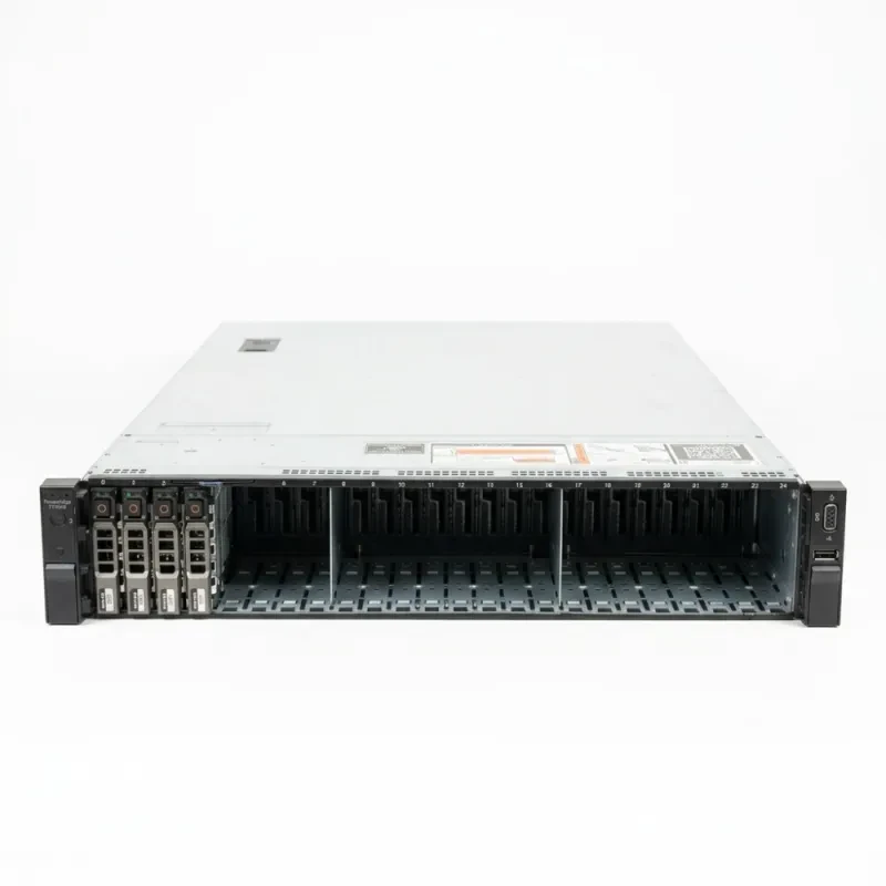 Servidor Recondicionado DELL R720XD 2U 2X E5-2670 V2 32GB 4X1TB SAS 2XPSU S/CADDIES
