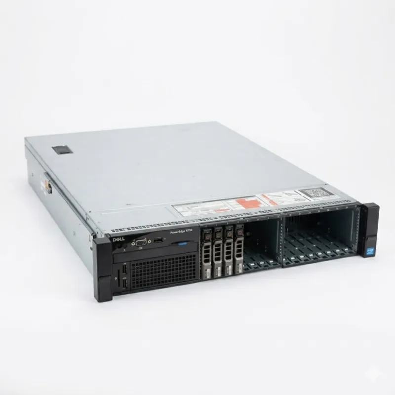 Servidor Recondicionado DELL R720 2U 2X E5-2690 V2 32GB 4X1TB SAS 2XPSU S/CADDIES