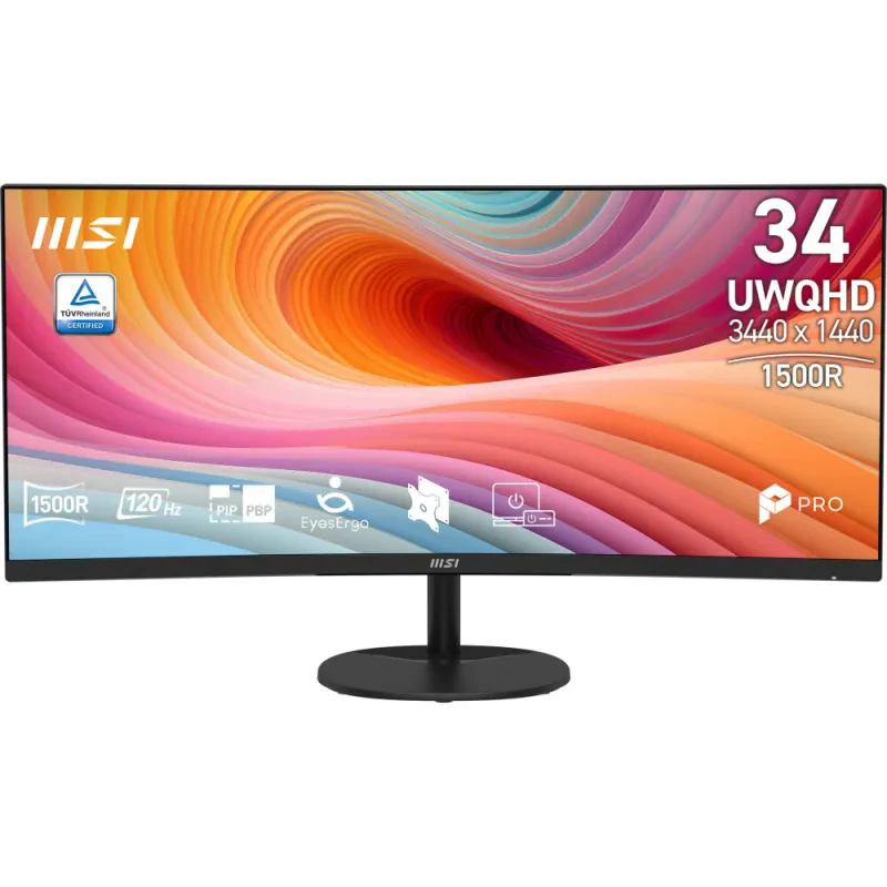 MSI PRO MP341CQ E12 34INCH Curve 120Hz 4ms HDMI DP