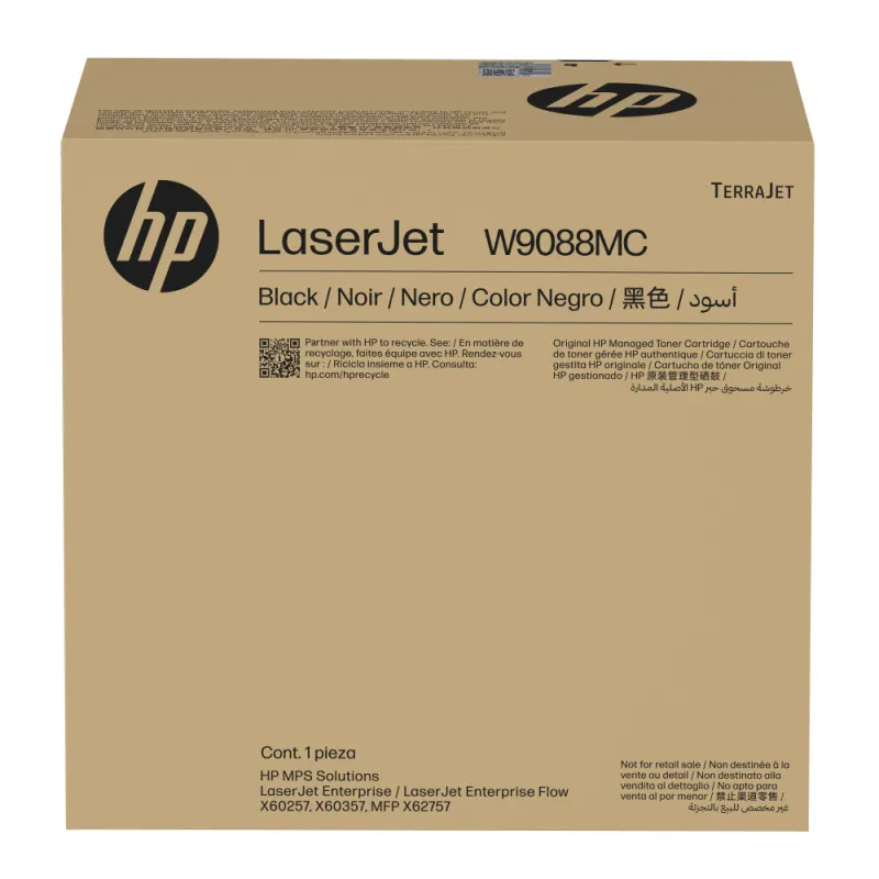 HP/TonerHP BK Mgd LaserJet Toner cartrid
