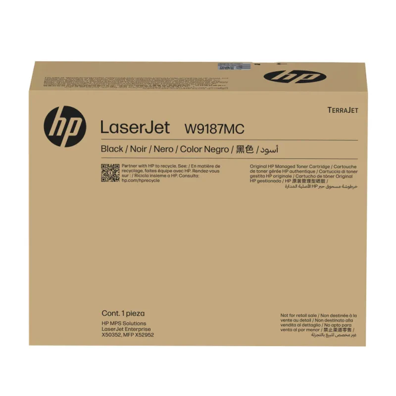 HP/TonerHP BK Mgd LaserJet Toner cartrid