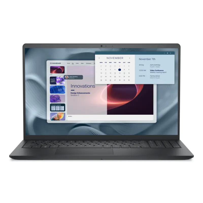 Dell Pro 15 Essential PV15250 - AI PC - Intel Core i7 - 1355U / até 5 GHz - Win 11 Pro - Intel Iris Xe Graphics - 16 GB RAM - 512 GB SSD NVMe - 15.6" IPS 1920 x 1080 (Full HD) @ 120 Hz - Wi-Fi 6 - preto carvão - BTS - com 1 ano de Serviço Básico no L