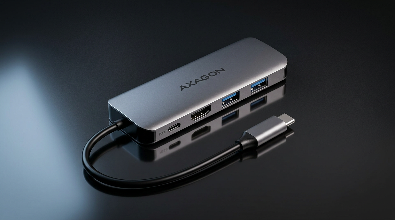 AXAGON HMC-5 HUB USB-C