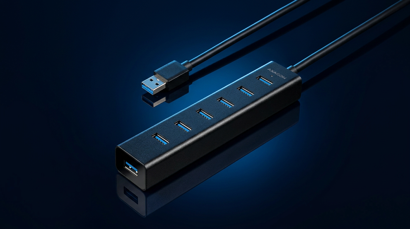 AXAGON HUB ALUMINIUM