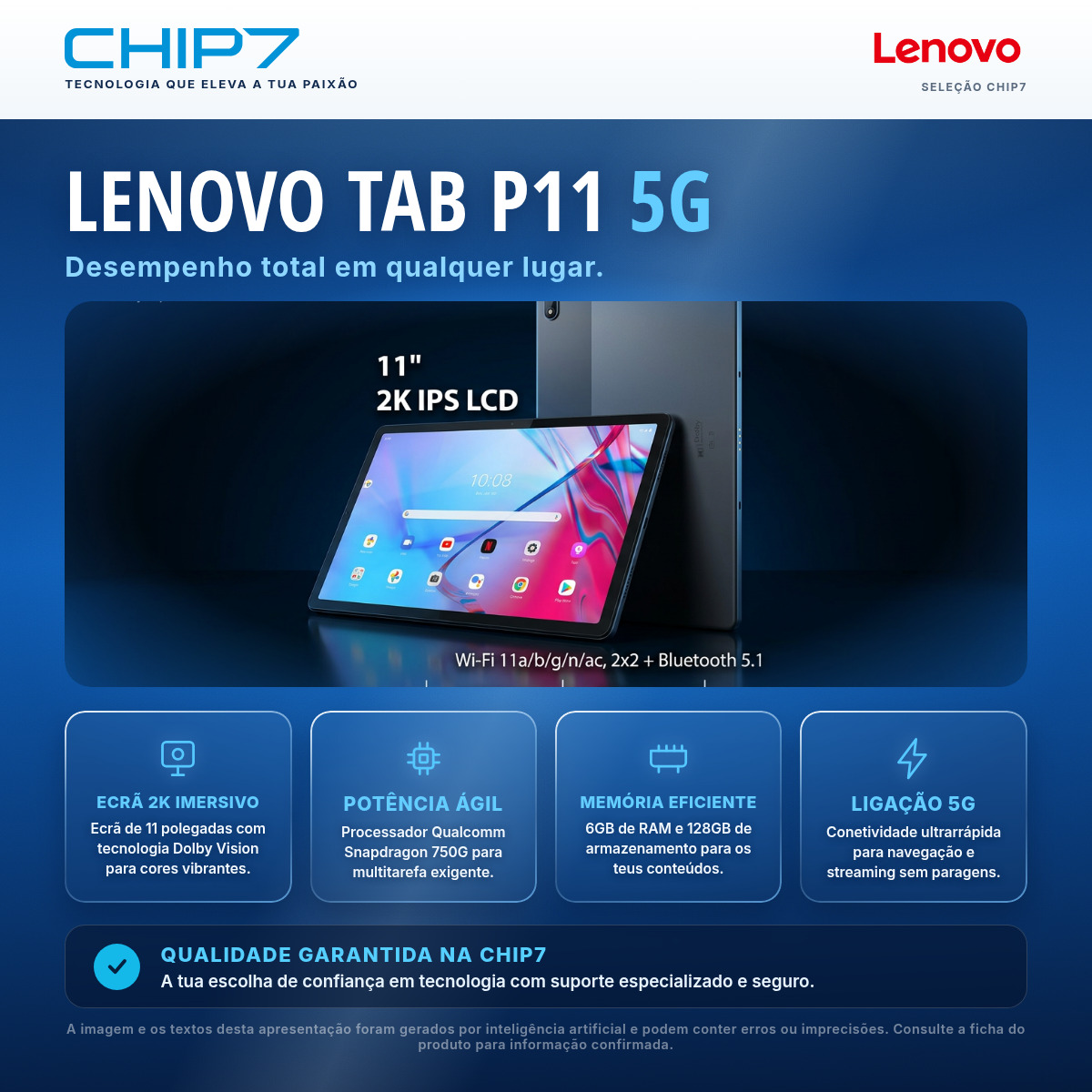 Tablet Lenovo Tab P11 5G 11