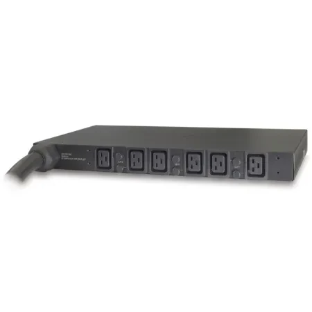 APC Basic Rack PDU - Faixa de distribuição de energia (montável em bastidor) - AC 208 V - 3 fases - entrada: Hubbell CS8365C - conectores de saída: 6 (IEC 60320 C19) - 1U - 2.4 m cabo - para P/N: SCL500RM1U, SCL500RMI1U, SMTL750RM2UCNC, SMX2KR2UX145,