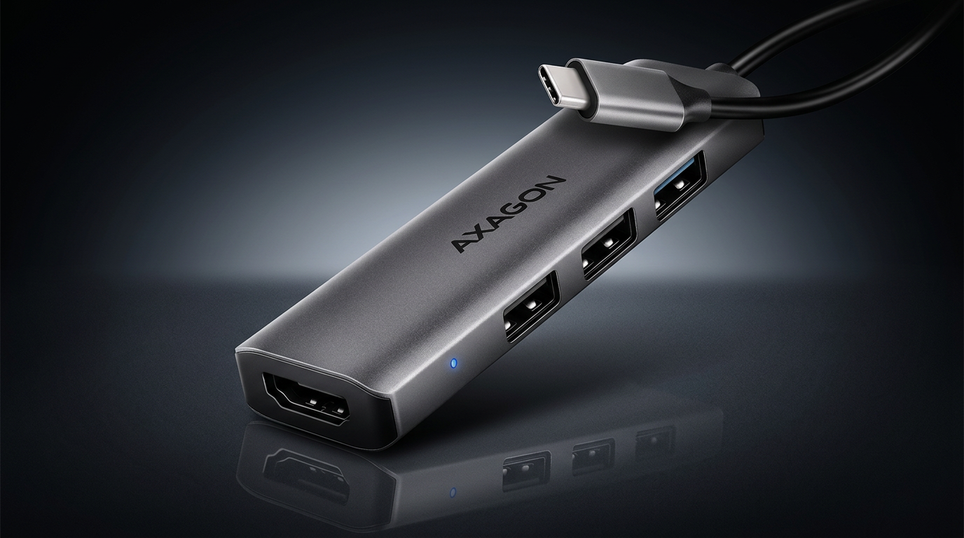 HUB AXAGON HMC-H3A
