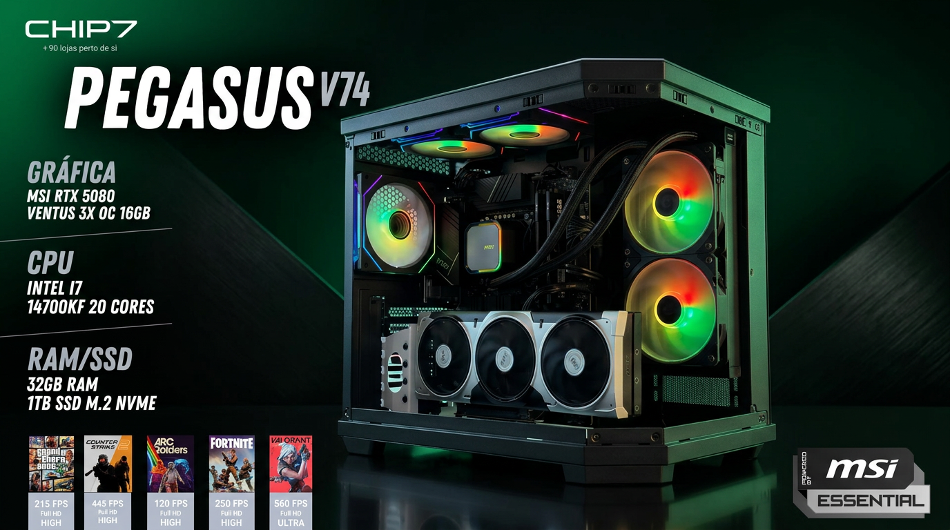 PEGASUS V74: POTÊNCIA