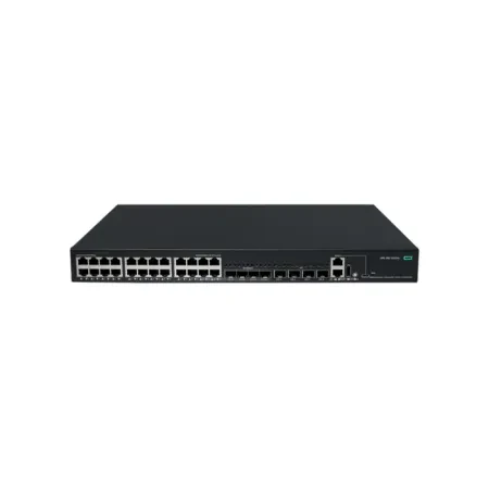 HPE Networking Comware 5150L 24p 10M/100M/1G PoE+ 4p SFP 1G Combo 4p SFP+ 1G/10G 405W - Interruptor - L3 - Administrado - 24 x 10/100/1000Base-T (PoE+) + 4 x 100/1000Base-X SFP + 4 x 1 Gigabit / 10 Gigabit SFP+ (uplink / stacking) - montável em trilh