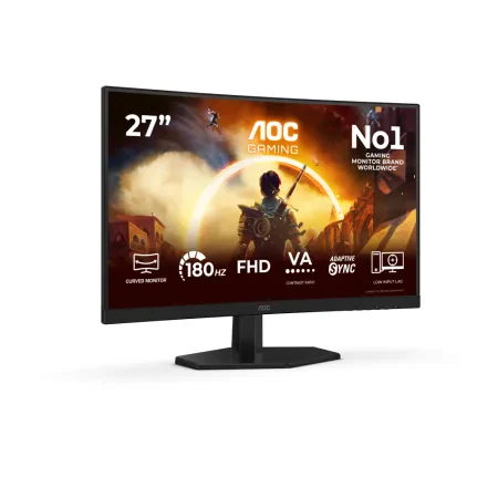 AOC MONITOR VA 27" CURVO FHD 144HZ HDMI DP C27G42FE