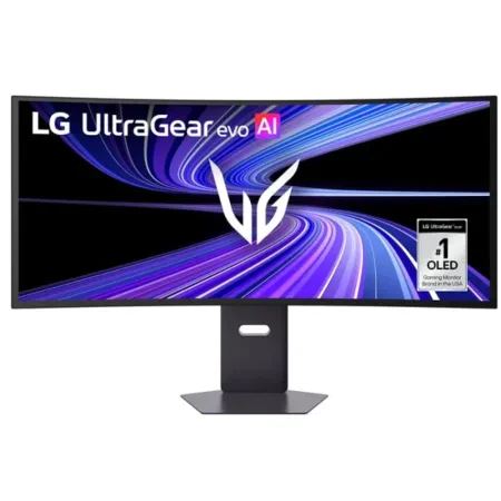 LG UltraGear evo AI 39GX950B-B - GX9 Series - monitor OLED - gaming - curvo - 39" (38.86" visível) - 5120 x 2160 5K2K UltraWide @ 165 Hz - 1500 cd/m² - 1850000:1 - DisplayHDR 500 True Black - 0.03 ms - 2xHDMI, DisplayPort, USB-C - altifalantes - pret