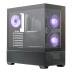 Caixa ATX Cooler Master Elite 690 Wood ARGB Preta Vidro Temperado