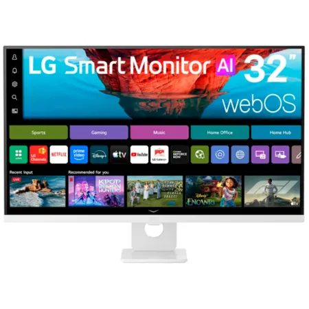 LG SMART MONITOR VA 32" (31.5") 16:9 4K UHD HDMI DP USB-C COLUNAS HAS 32U721SB-W