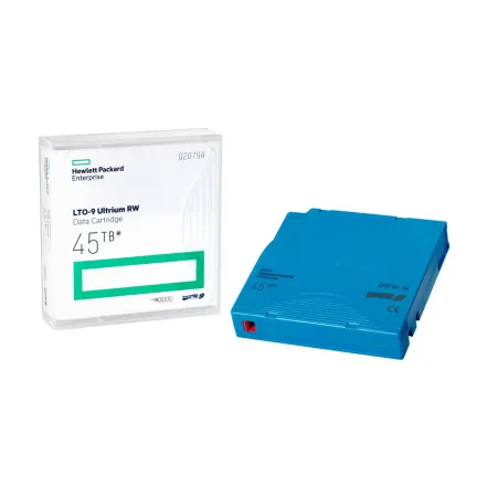 HPE - LTO Ultrium 9 - 18 TB / 45 TB - azul celeste - para P/N: R7E99A, R7F00A, R7F01A, R7F02A