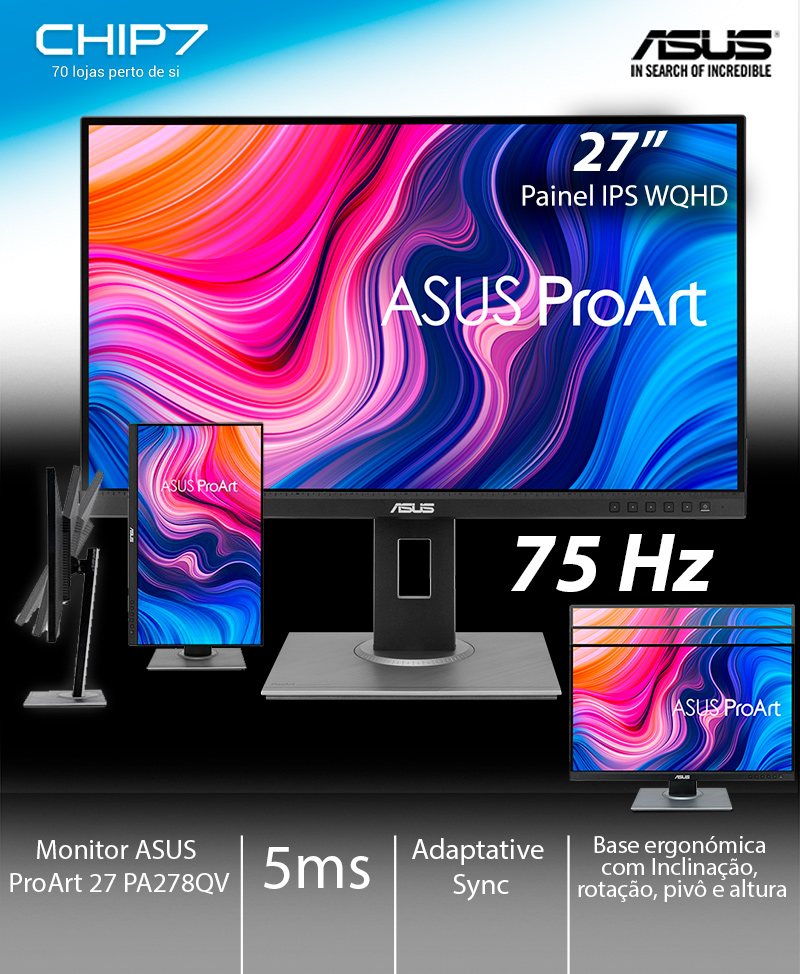 Monitor Asus ProArt PA278QV IPS 27