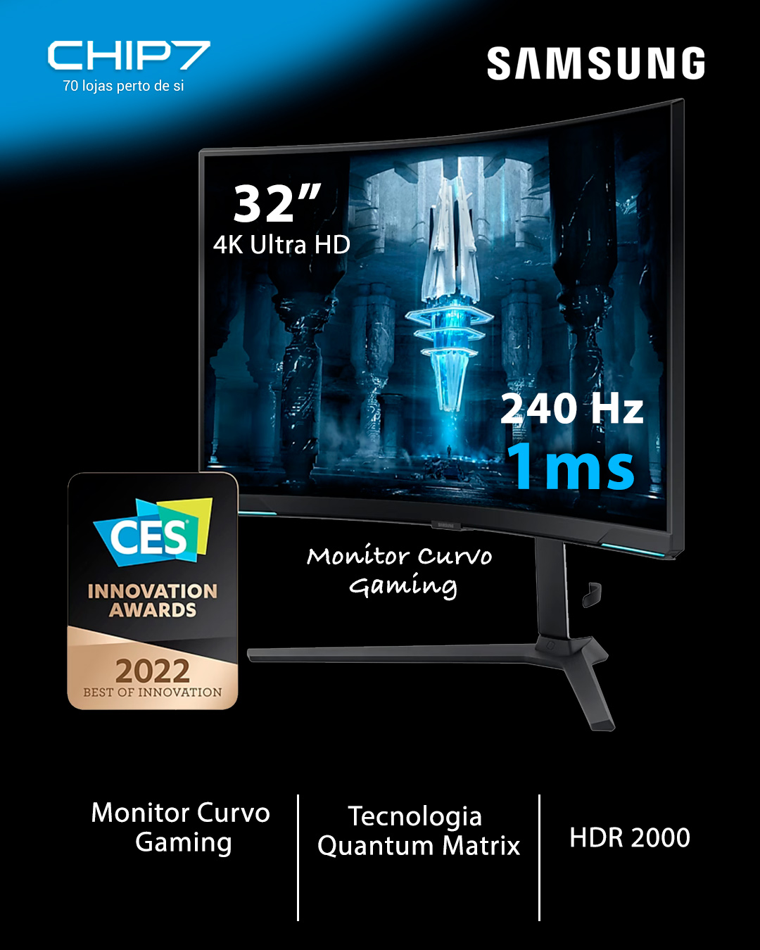 MONITOR GAMING SAMSUNG - 32