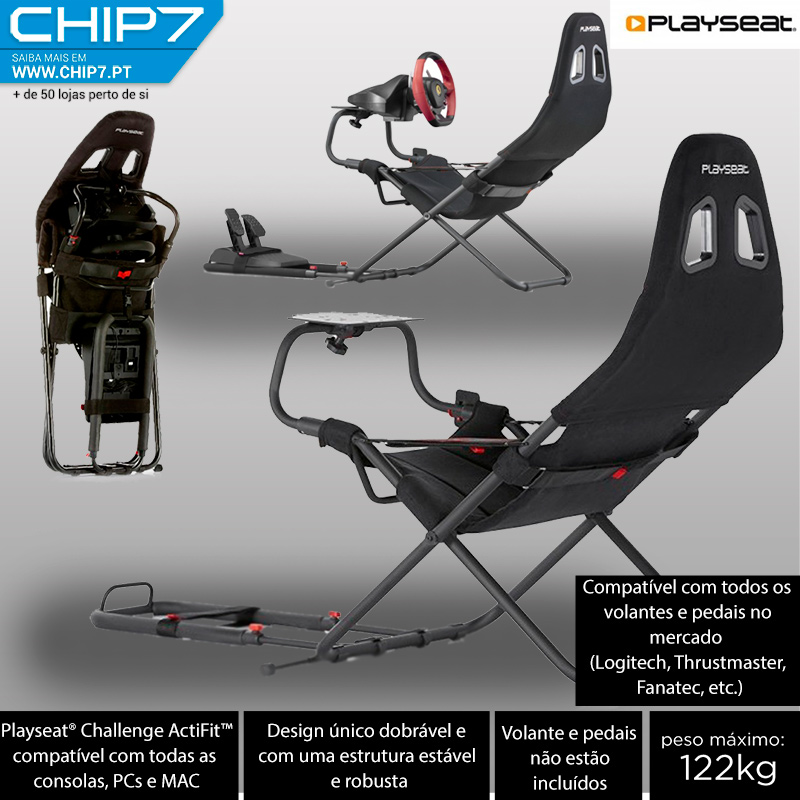Cadeira Playseat Challenge ActiFit Preta | CHIP7