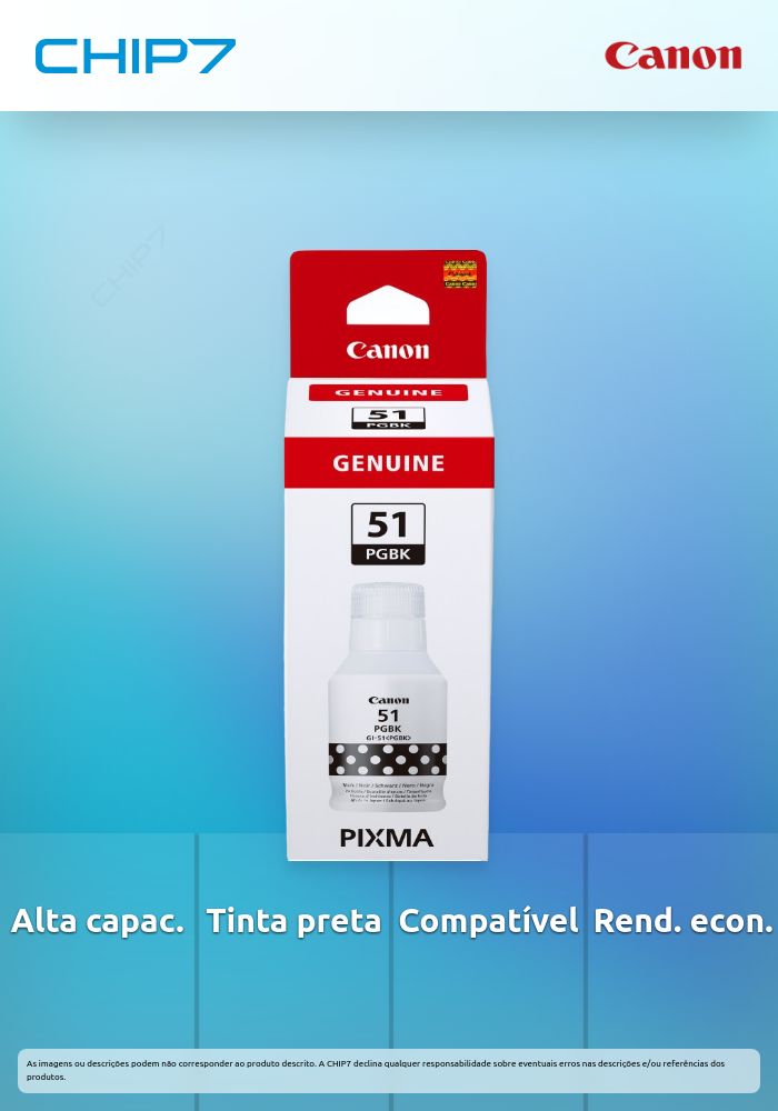 GI-51 PGBK EUR Black Ink Bottle NON-BLISTERED