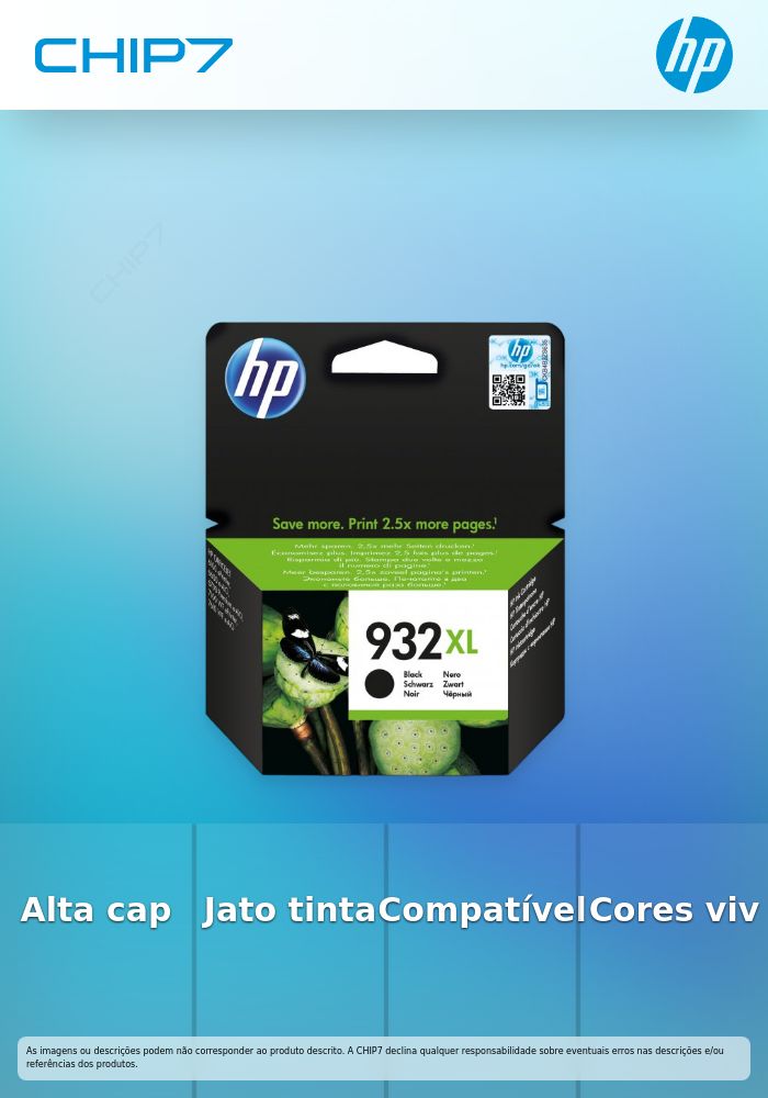 TINTA NEGRA HP 932XL