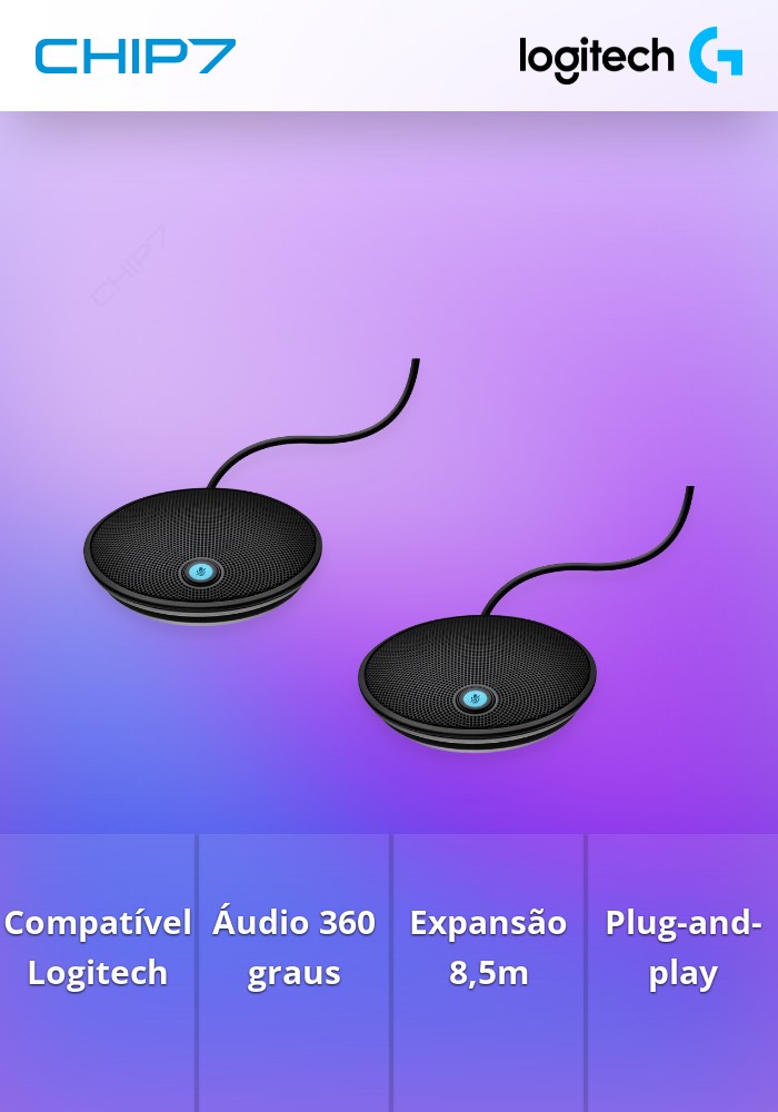 Microfone de expansão Logitech GROUP (989-000171)
