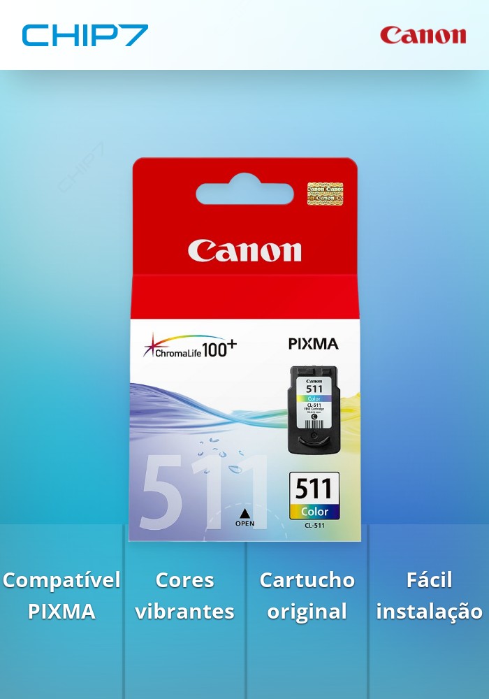 Tinteiro CANON CL-511 Cor - PIXMA MP/MX