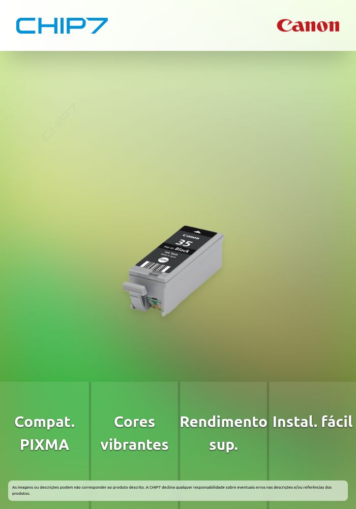 Tinteiro CANON PGI-35 Preto - PIXMA iP/TR