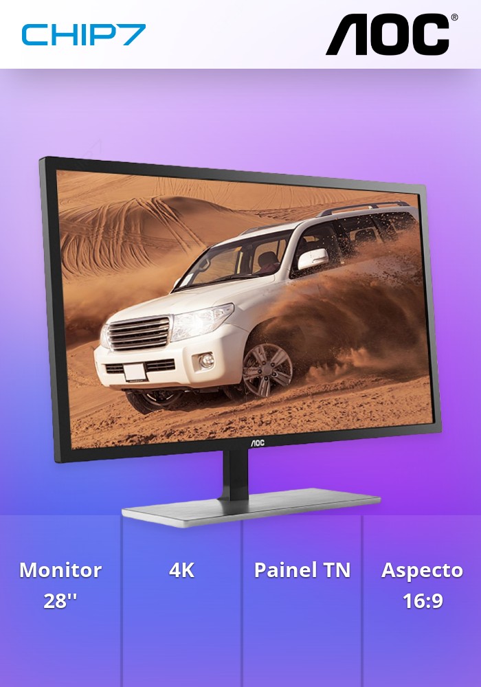 AOC MONITOR TN 28IN 16:9 4K MNTR