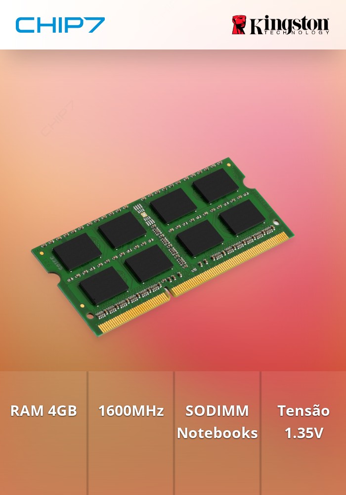 4GB 1600MHZ SODIMM 1.35V