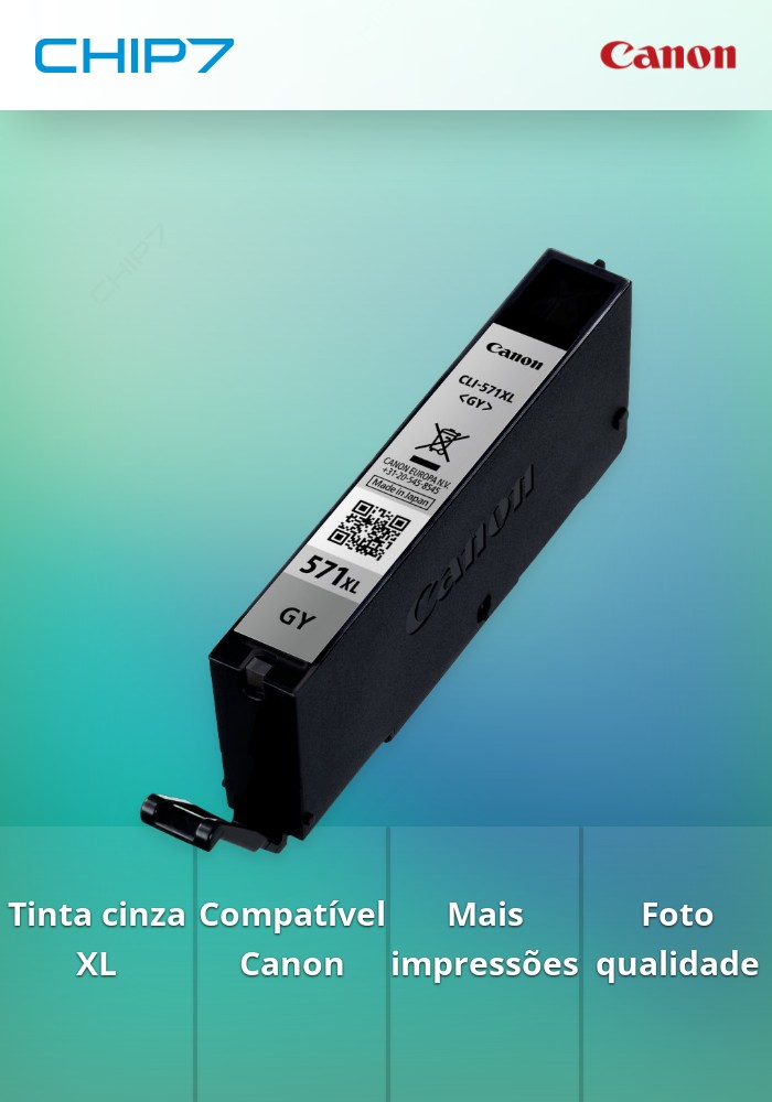 CLI-571XL - Grey XL ink Cartridge