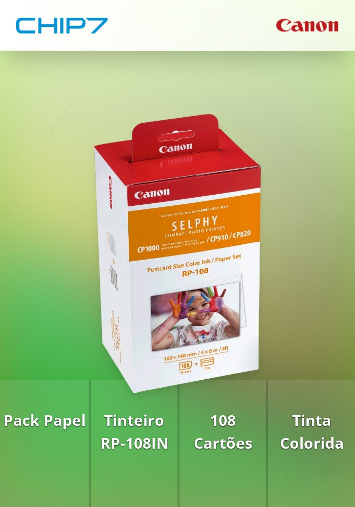 CANON RP-108 Ink Cassette/Paper Set | CHIP7