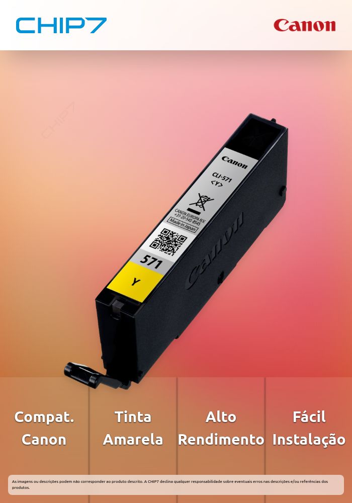 CLI-571 Yellow ink tank