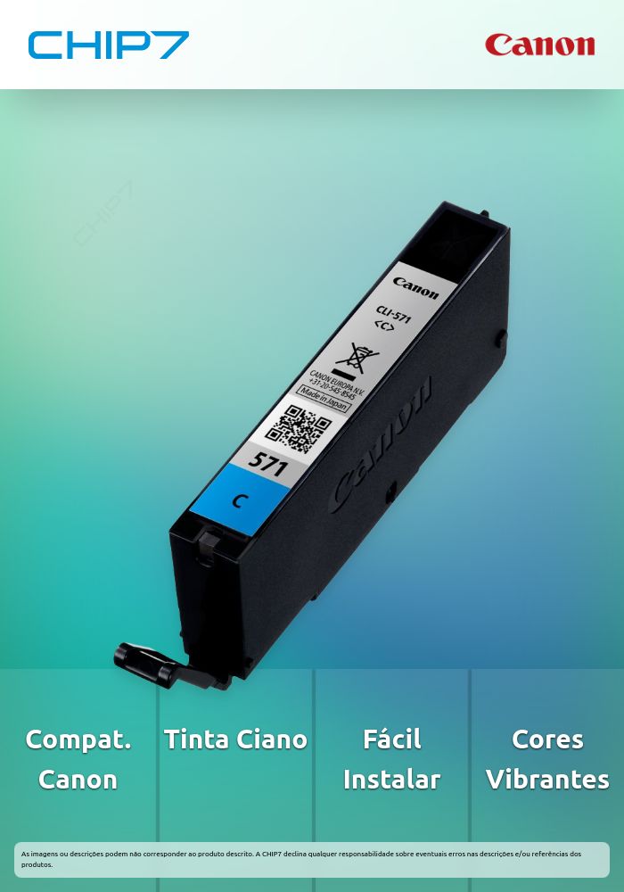 CLI-571 Cyan ink tank