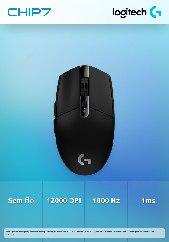 Rato Logitech G Series G305 Lightspeed Wireless Gaming Preto