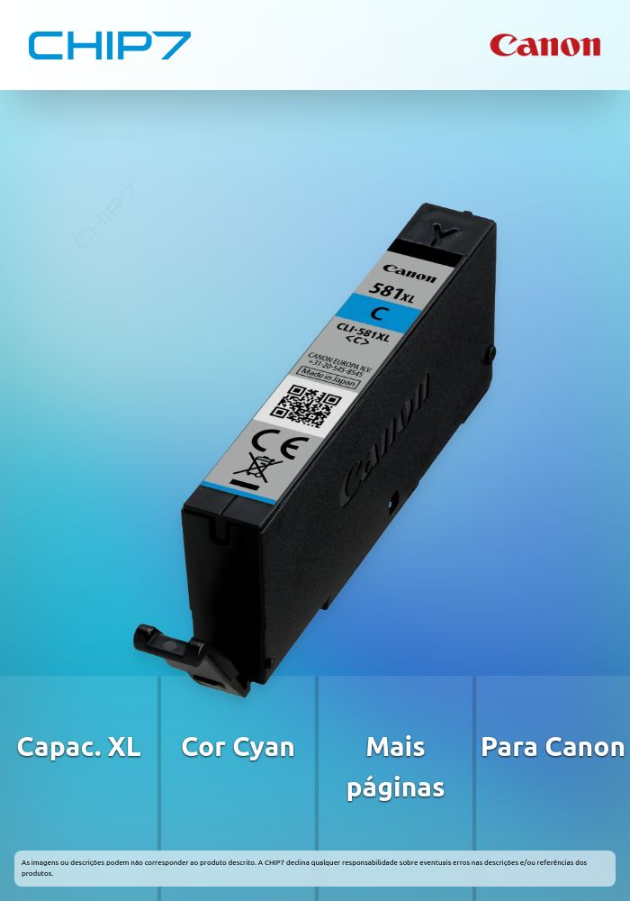 CLI-581XL C - Cyan XL Ink Tank