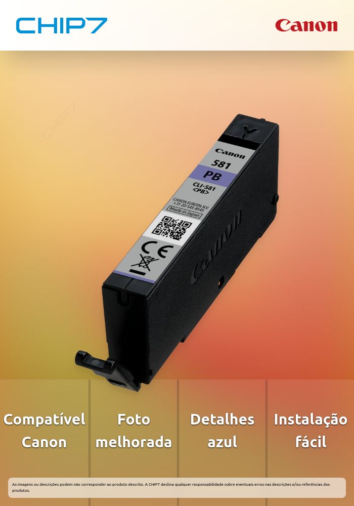 CLI-581 Photo Blue Ink Cartridge