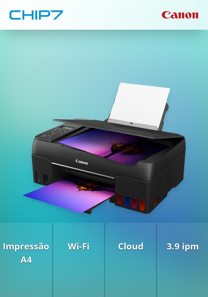 PIXMA G650 - Impressão, digitalização e cópia a jato de tinta A4 - Wi-Fi e cloud, até aprox. 3.9 ipm, até 4800 x 1200 dpi