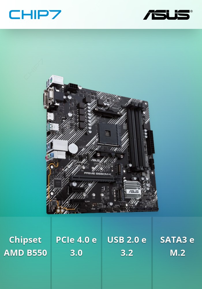 Motherboard Micro-ATX Asus Prime B550M-K