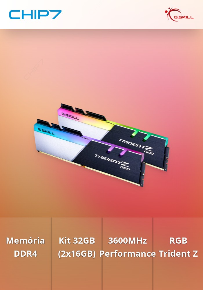 メモリー G.SKILL TRIDENT Z NEO DDR4 3600MHz 32GB G.SKILL Trident Z