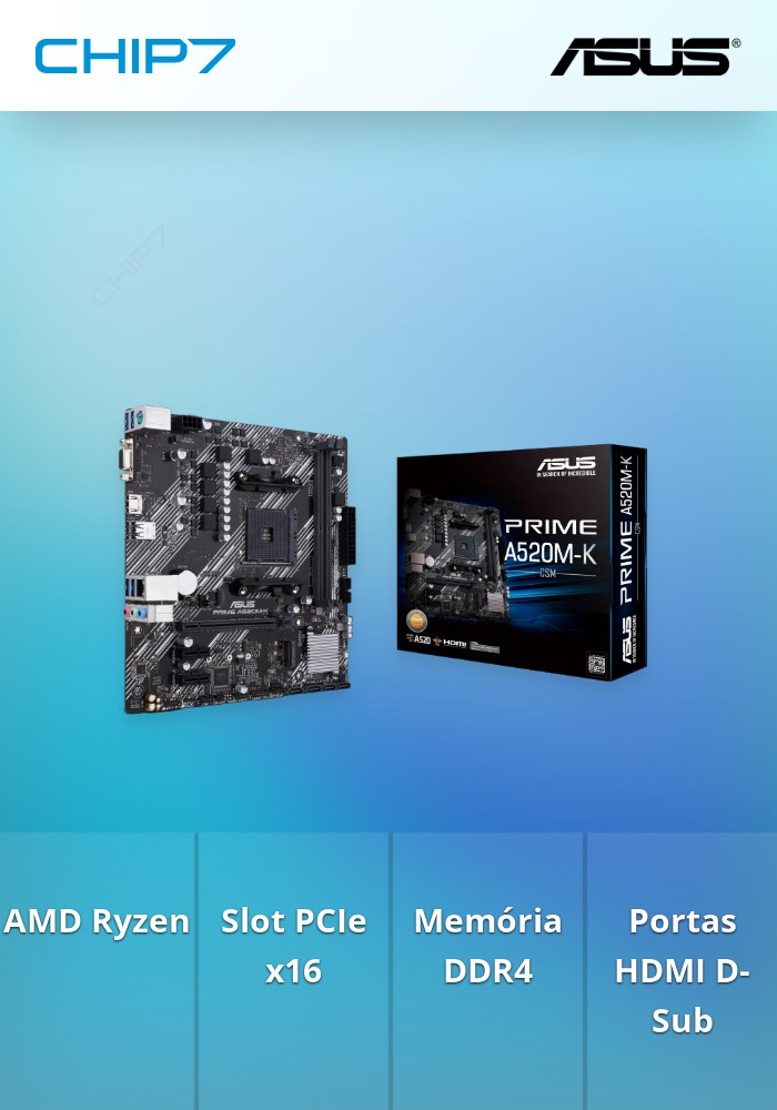 Motherboard Asus PRIME A520M-K