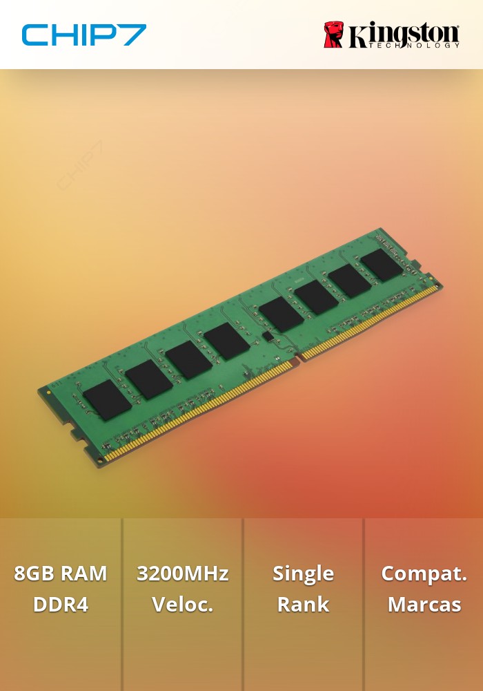 8GB DDR4 3200MHZ SINGLE RANK MODULE